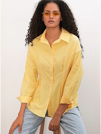 Bdart chemise cintrée en popeline à boutons