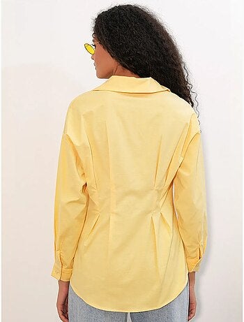 Bdart chemise cintrée en popeline à boutons