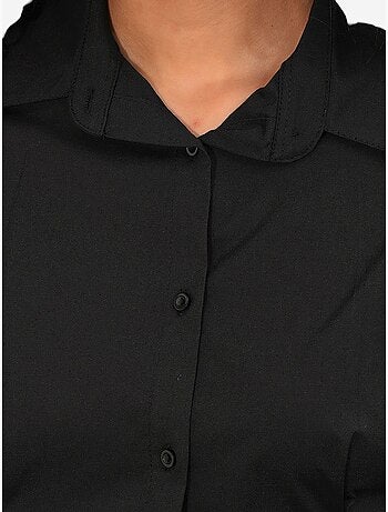 Chemise cintrée en popeline à boutons bdart