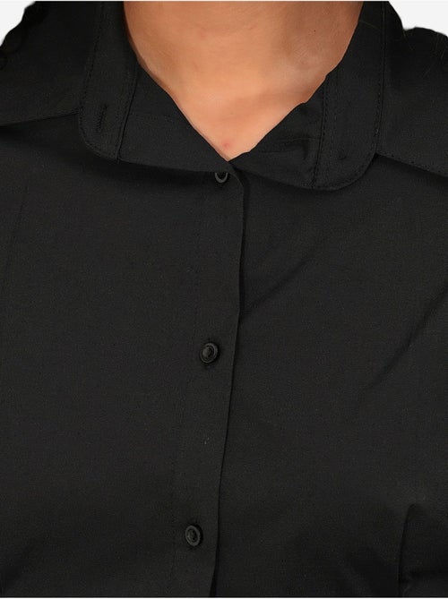 Chemise cintrée en popeline à boutons bdart - Kiabi Chemise cintrée en popeline à boutons bdart - Kiabi