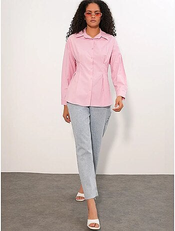 Bdart chemise cintrée en popeline à boutons