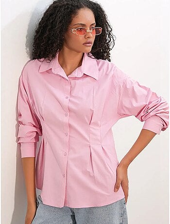 Bdart chemise cintrée en popeline à boutons