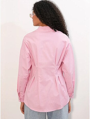 Bdart chemise cintrée en popeline à boutons