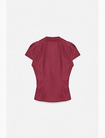 Chemise cintrée en popeline de coton boutonnée dilvin