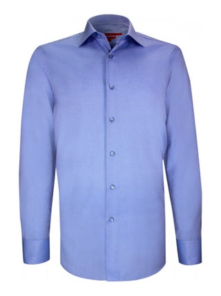 Chemise cintrée tissu armuré POINT