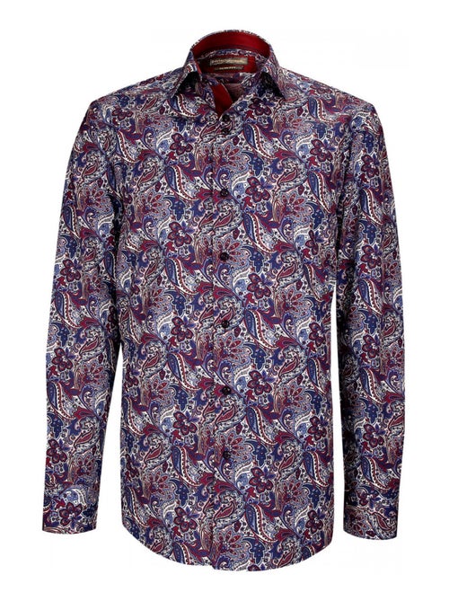 Chemise cintrée tissu imprimé CASHMO - Kiabi
