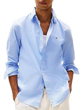 Chemise Clair Homme Tommy Hilfiger Flex