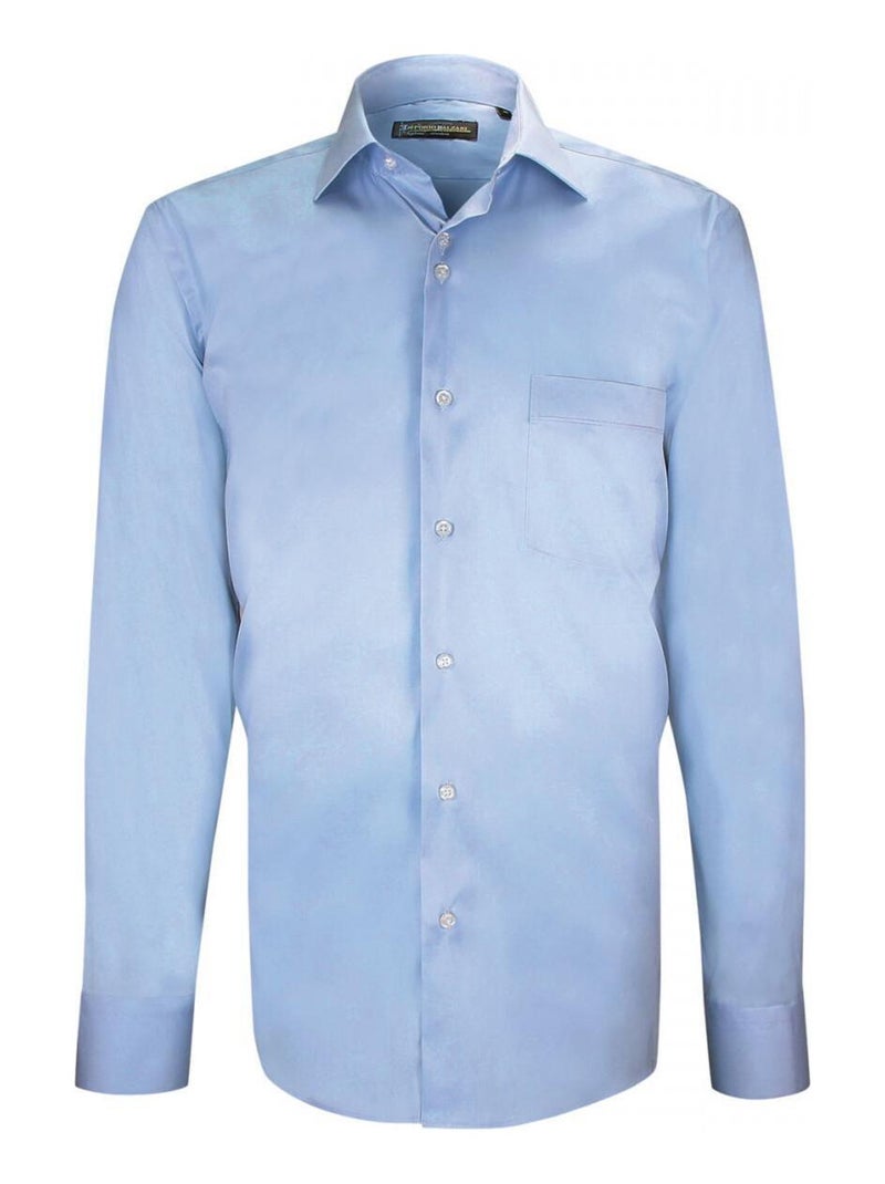 Chemise classique business AMOS Bleu - Kiabi