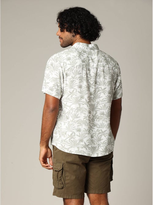 Chemise classique en viscose avec imprimé tropical 'Deeluxe' - Kiabi Chemise classique en viscose avec imprimé tropical 'Deeluxe' - Kiabi
