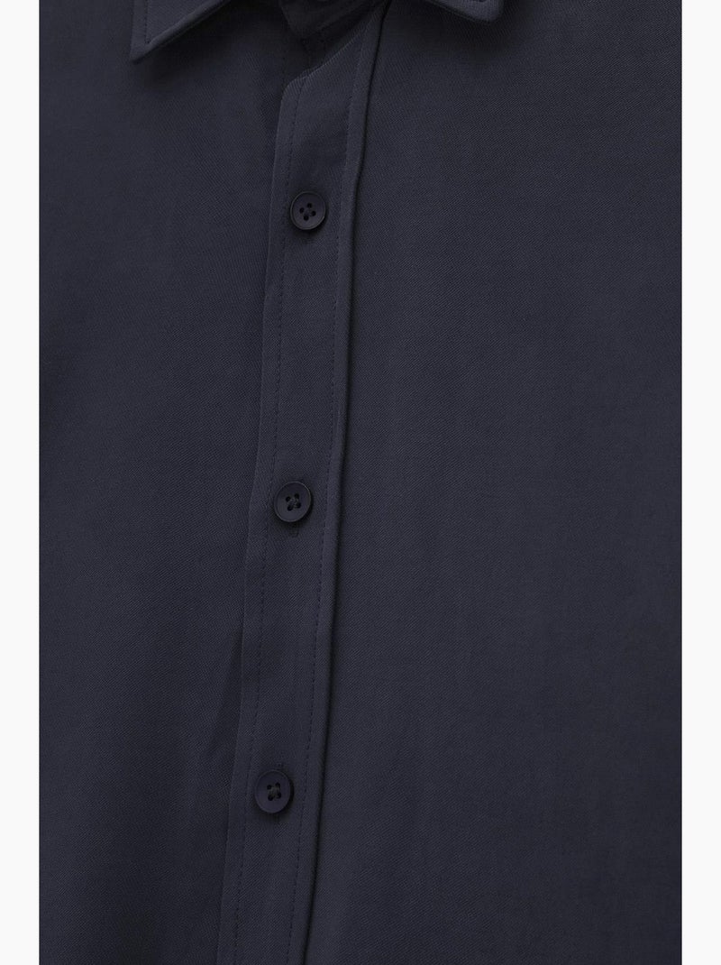 Chemise classique giesto Bleu marine - Kiabi