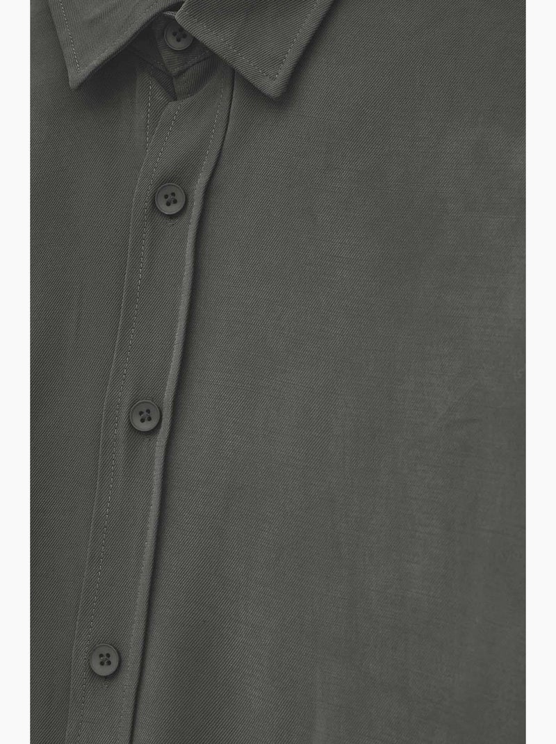 Chemise classique giesto Gris foncé - Kiabi