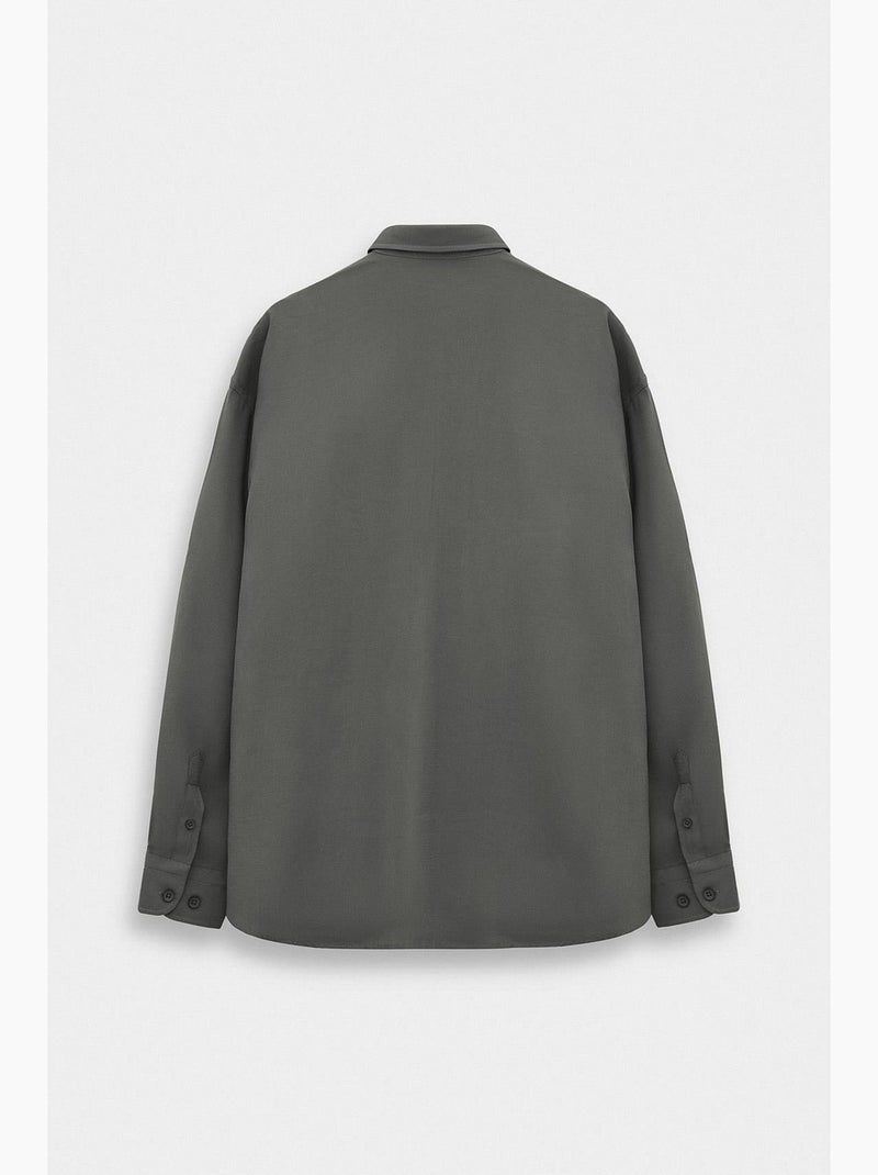 Chemise classique giesto Gris foncé - Kiabi