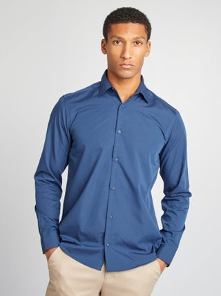 Chemise classique unie