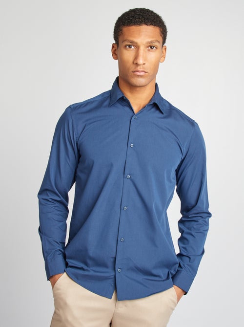 Chemise classique unie - Kiabi