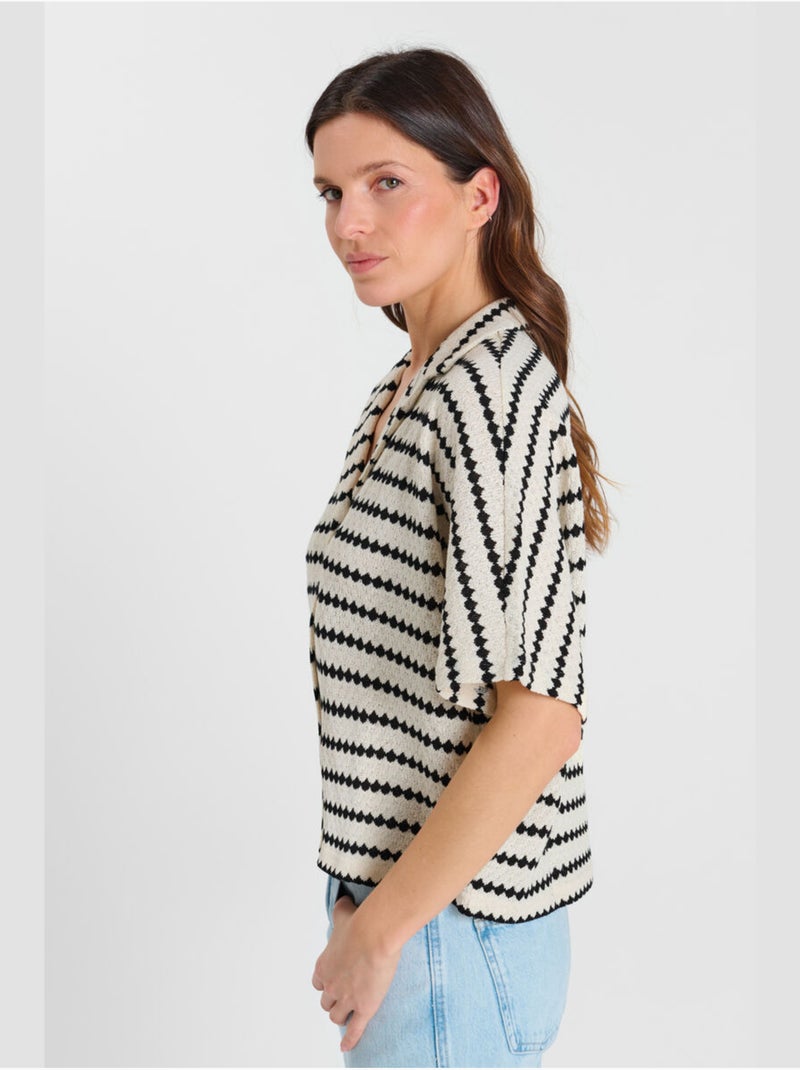 Chemise CLEO 'Le Temps Des Cerises' Blanc - Kiabi