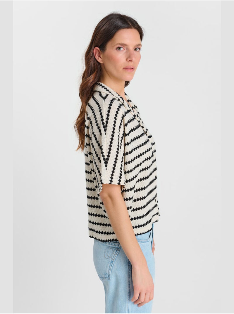 Chemise CLEO 'Le Temps Des Cerises' Blanc - Kiabi