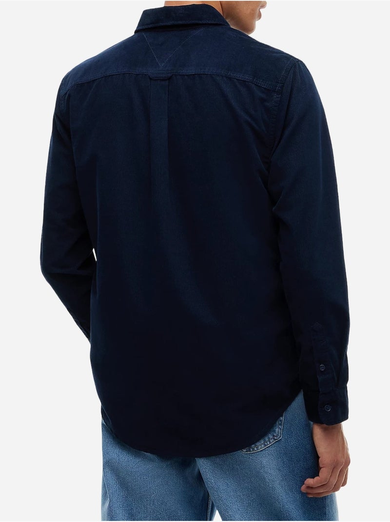 Chemise col boutonné - tommy jeans Bleu marine - Kiabi