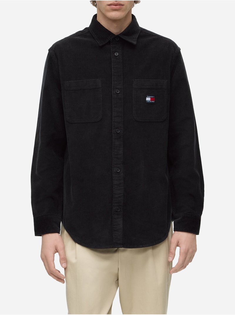 Chemise col boutonné - tommy jeans Noir - Kiabi