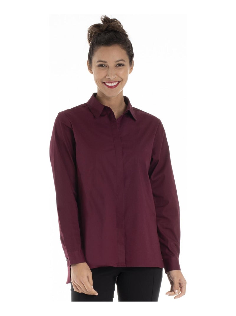 Chemise col classique ANDREA - Gérard Pasquier Bordeaux - Kiabi