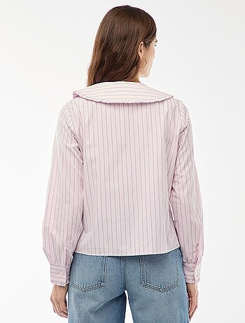 Chemise col claudine