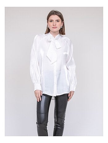 Chemise col lavallière ORNELLA