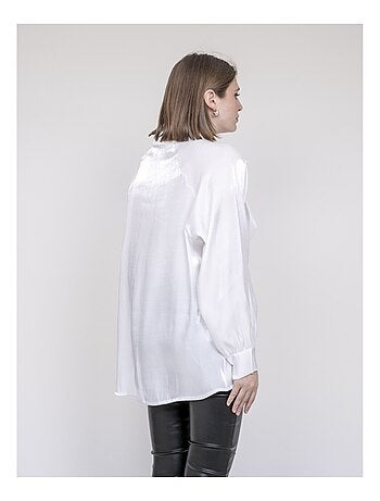 Chemise col lavallière ORNELLA