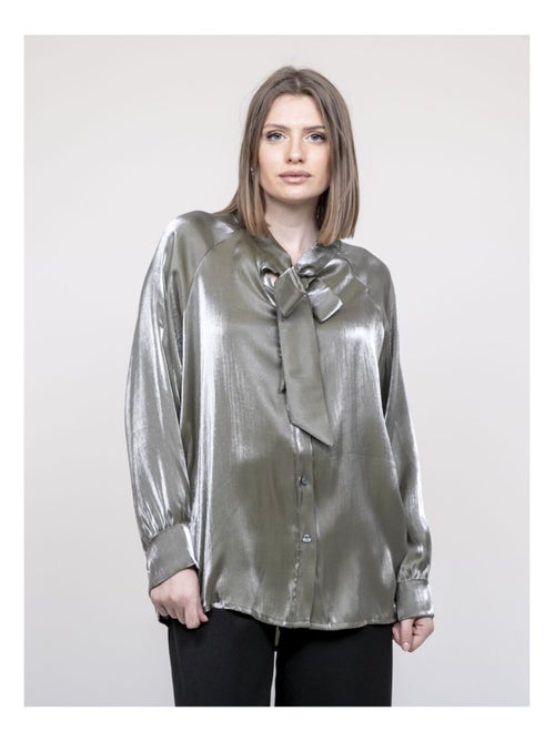 Chemise col lavallière ORNELLA - Kiabi