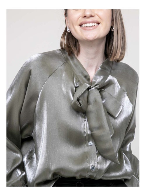 Chemise col lavallière ORNELLA - Kiabi