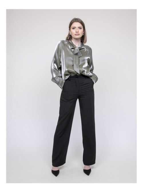 Chemise col lavallière ORNELLA - Kiabi