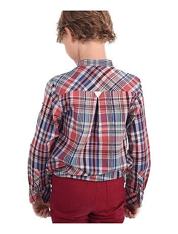Chemise Col Mao Carreaux LIVERPOOL - La Faute à Voltaire
