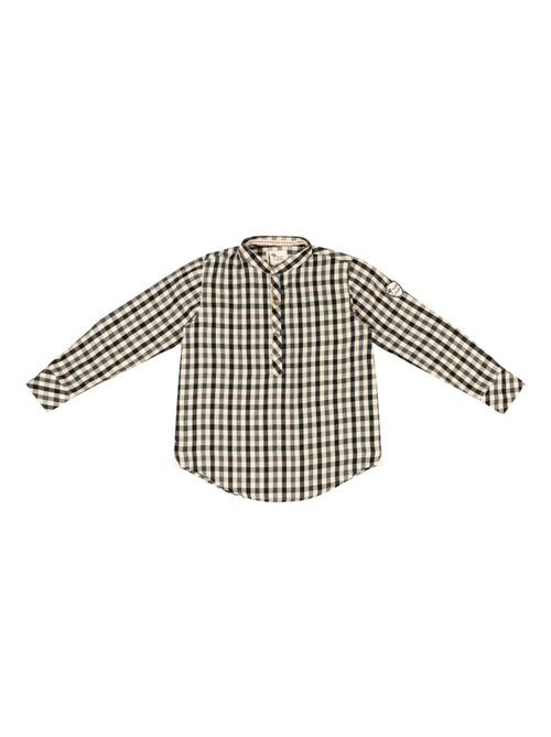 Chemise Col Mao   Carreaux    LIVERPOOL - La Faute à Voltaire - Kiabi