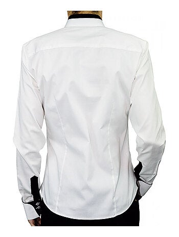 Chemise femme col mao coupe cintrée DORALEEN Andrew Mac Allister Gris , 42