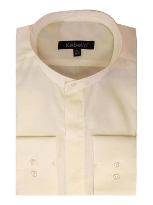 Chemise col mao Kebello - Kiabi
