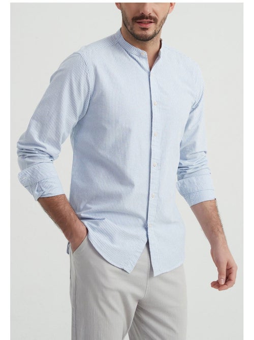 Chemise Col Mao Kebello - Kiabi Chemise Col Mao Kebello - Kiabi