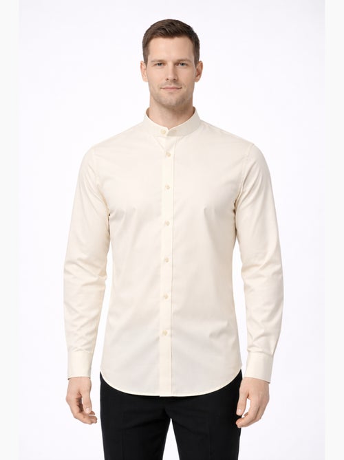 Chemise col mao Kebello - Kiabi