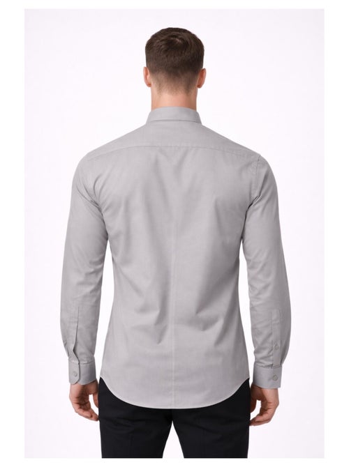 Chemise col mao Kebello - Kiabi