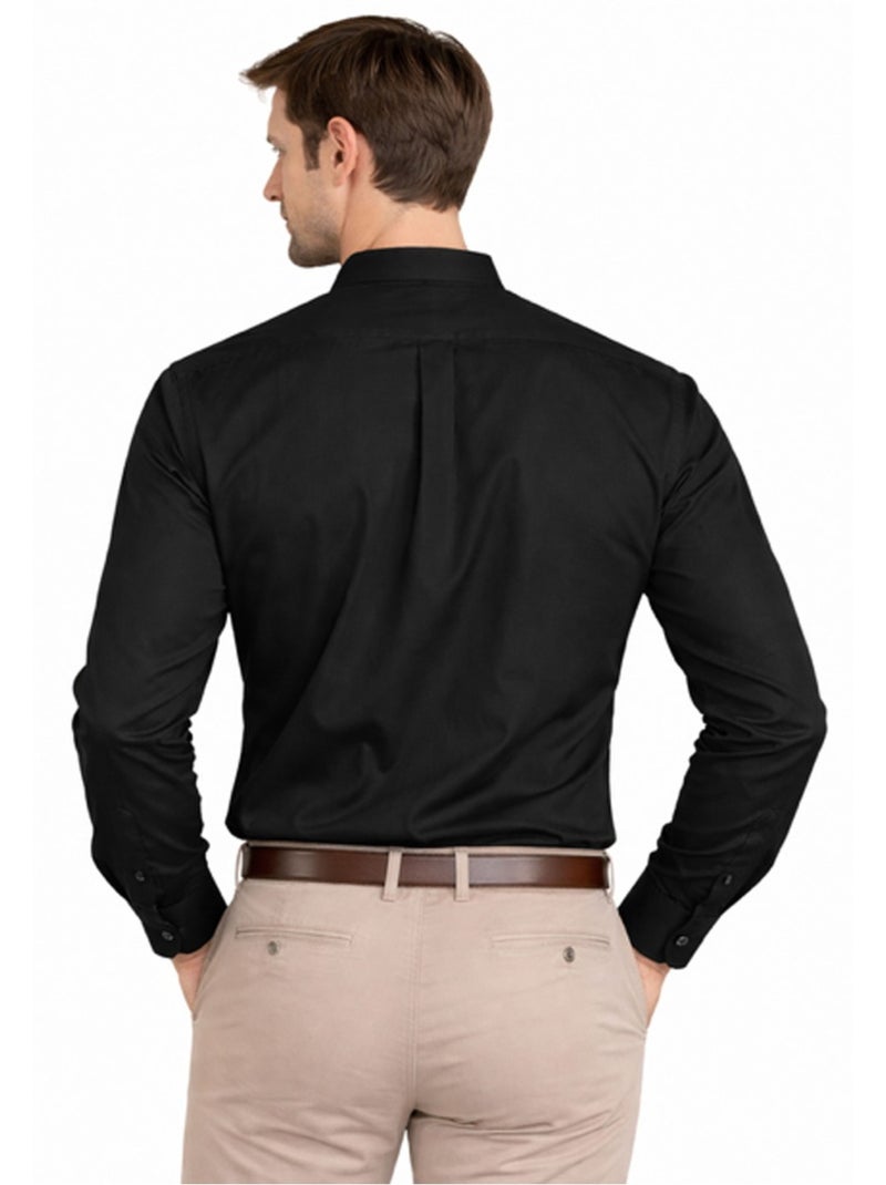 Chemise Col Mao Kebello Noir Noir - Kiabi