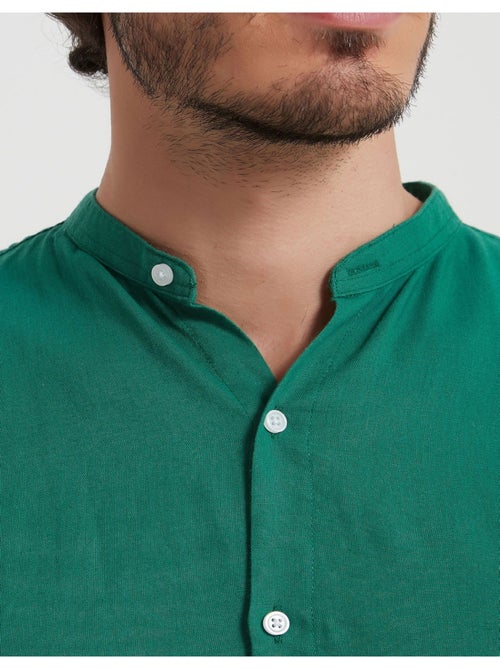 Chemise Col Mao Kebello - Kiabi