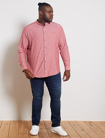 chemise rose homme