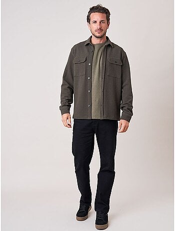 Chemise confort homme en chevron 'deeluxe'