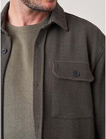 Chemise confort homme en chevron 'deeluxe'