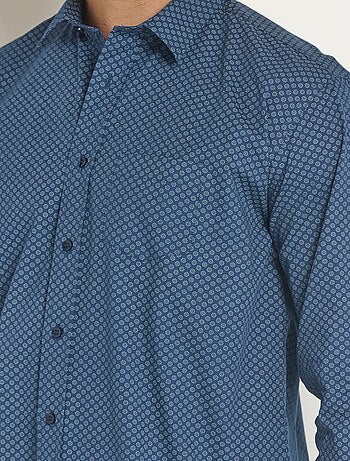 Chemise coton carreaux fantaisie - Afibel