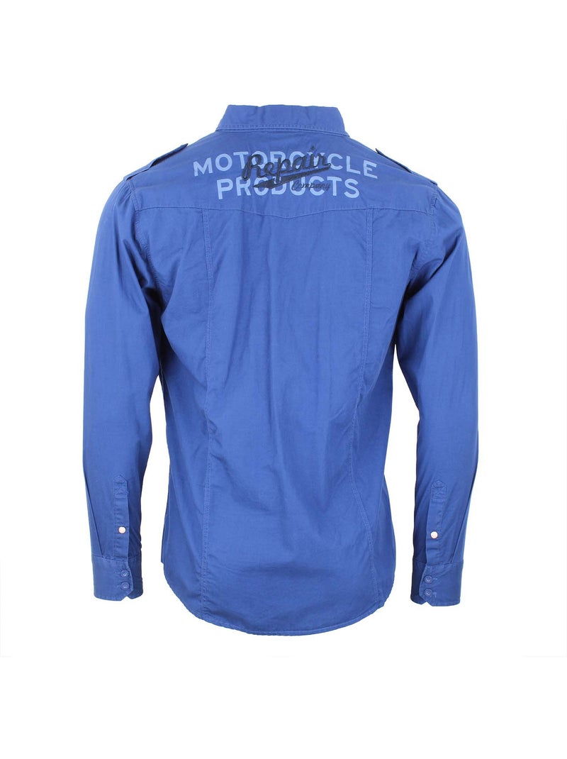 Chemise   COTRACE - SRK Bleu - Kiabi