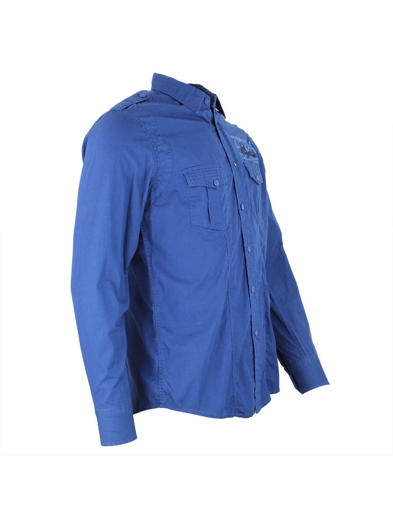 Chemise   COTRACE - SRK Bleu - Kiabi