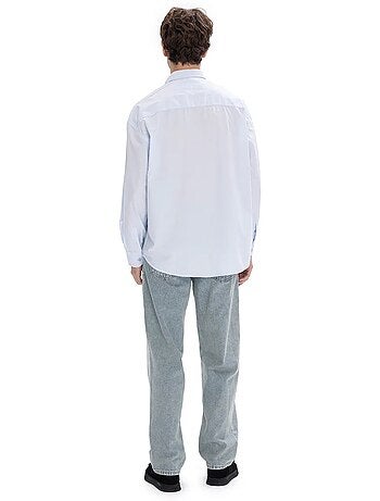 Chemise coupe classique, col boutonné et poches giesto