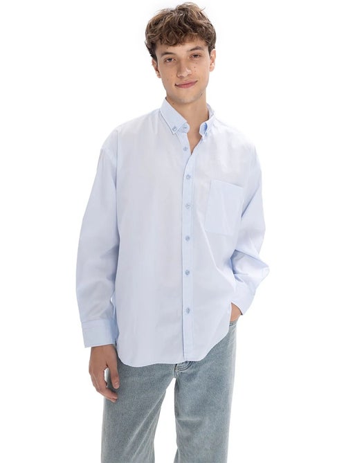 Chemise coupe classique, col boutonné et poches giesto - Kiabi Chemise coupe classique, col boutonné et poches giesto - Kiabi