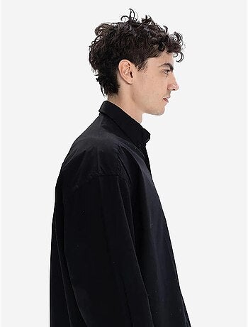 Chemise coupe classique manches longues en popeline avec fermeture boutonnée giesto