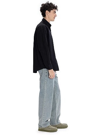 Chemise coupe classique manches longues en popeline avec fermeture boutonnée giesto