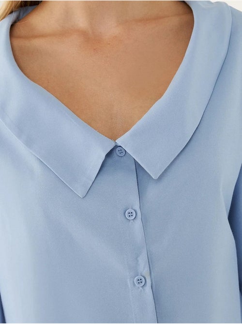 Chemise coupe droite avec col détaillé - Kiabi