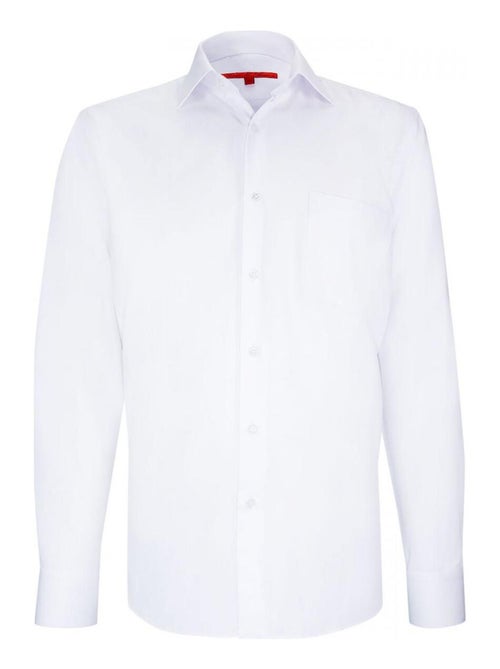 Chemise coupe droite tissu chevron CLARON - Kiabi